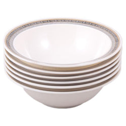Set of 6 - Victory Melamine Cereal/Desert/Fruit Bowls - Hommold