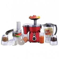 WF-2803 - 5-in-1 Jumbo Food Factory with Extra Grinder - Red - Hommold