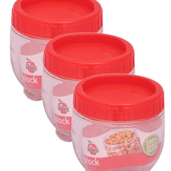 Small Brighton Q-Lock Food Storage Jars - Pack of 3 - Hommold