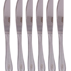 Set of 6 - Metro A-Star Stainless Steel Dinner Knives - Hommold