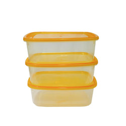 Rectangular Food Container - 3 Pcs - Hommold