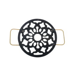 Hot Pot Wok Pan Karahi Stand 10.5 Inches Diameter With Handles - Hommold