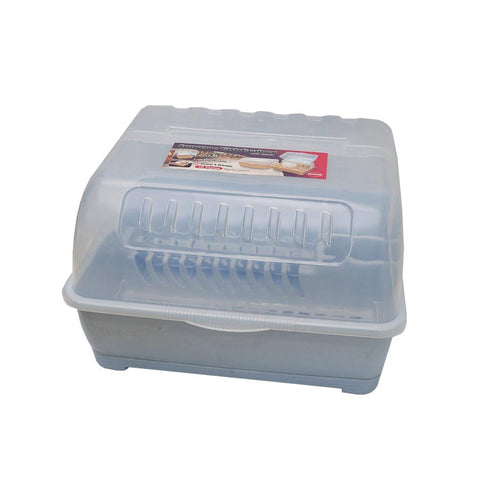 hommold-Hommold Supreme Kitchen Sink Dish Plate Drainer Drying Rack With Cover