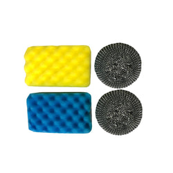Pack of 4 - Heavy Duty Scrub Sponge - Hommold