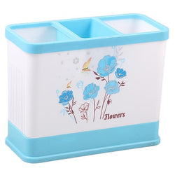 Multipurpose Cutlery/Blue Colored Toiletries Holder
