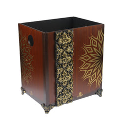 Hommold Luxus Wood Dustbin and Tissue Box Holder - Set of 2 - Hommold