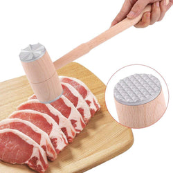 Meat Hammer With Wooden Handle Meat Grinder Mallet Steak - Hommold